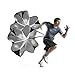 Produktbild Micogo 58" Speed Training Resistance Fallschirm Umbrella Running Chute & Fitness Explosive Power Training.with 2 Umbrella