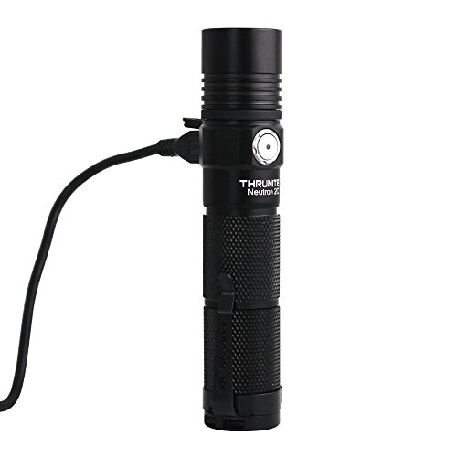 ThruNite® Neutron 2C V3 Handheld LED-Taschenlampe mit USB Interface Cree XP-L V6 LED Max 1100 Lumen mit Extension Tube Run auf 1 x 18650 Akku (Batterie Included) (Neutron 2C V3 KaltWeiß) - 4