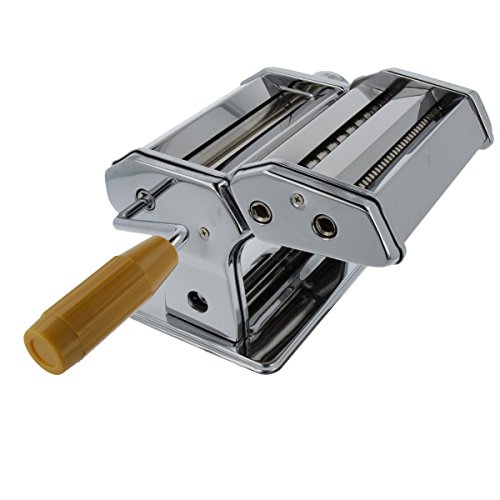 Oramics Nudelmaschine Pastamaschine aus Edelstahl für Spaghetti, Pasta und Lasagneplatten - 2