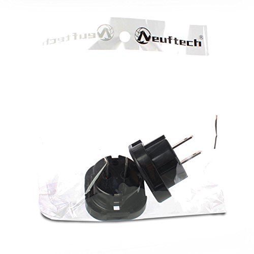 Neuftech 2x Reisestecker UK auf US Stecker, Adapter UK auf US,Kanada,Australien,China,HK,Japan,Thailand usw - 5
