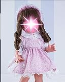 Handwerkliche Verarbeitung Marienkäfer - Conj.Schürze Blumenmädchen rosa Ergänzungen, Farbe Kleid aus eigenem Design (Handelsübliche Spielzeuge, Maripe sl 1)