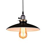 Glighone Lámpara de Techo Lámpara Vintage Lámpara Industrial UL Led...
