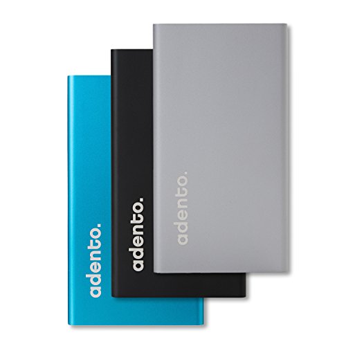 Adento Powerbank portabler Akku (USB, 6500mAh) blau - 4
