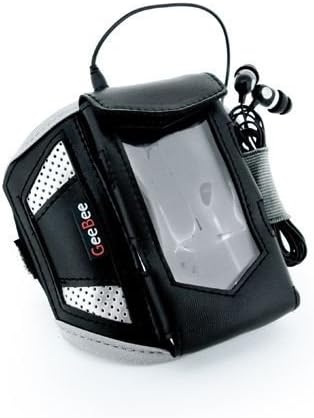 GeeBee Ultimo large Sports MP3 armband Sportsband (Black) - for iPod Touch (1st Gen / 2nd Gen) / iPhone / iPhone 3G / iPhone 3G S 4G / 4S / 5S / 5C