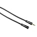 Produktbild Hama 75122321 3 m Audio-Verlängerungskabel 3,5-mm-Klinkenstecker, vergoldete Stecker/Buchse, Stereo, Gold/schwarz