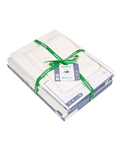 The Little Green Sheep Organic Crib Bedding Set (To fit Chicco Next2Me)