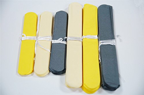 SUNBEAUTY 20cm 25cm Gelb Grau Vanille Serie Tissue Papier Pompom Mixed Geburtstag Feier Party Dekoration - 2