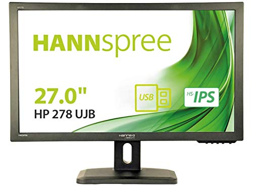 Hannspree Hanns.G HP278UJB LED Display 68,6 cm (27") Full HD LCD Noir - Écrans Plats de PC (68,6 cm (27"), 1920 x 1080 Pixels, Full HD, LED, 5 ms, Noir)