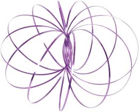 Toroidz (PURPLE SHINE) Amazing Magic Science Toy - WOW FACTOR! - Interactive Museum -3D ARM SLINKY - Fun Festival Stuff - Circus Trick - Physics Labs - Kids, Teen, Adult - Ultimate Gif
