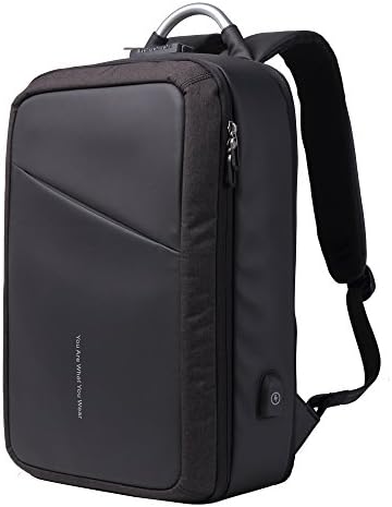 BISON SPIRIT Anti-theft USB Charging Men Backpack ▏NO Key TSA Lock Design Men Business Stylish Travel Backpack