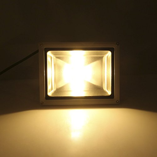 Auralum® 50w LED Fluter Außenstrahler 4500Lumen 230V IP65 Warmweiß - 7