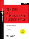 Mémento de la jurisprudence administrative