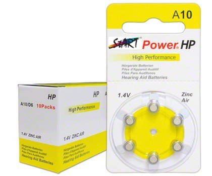 Start Power - 60 Batterie per apparecchi acustici - Typ A10 - 1.45 V - 100 mAh - PR70