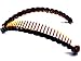 BROWN BANANA HAIR Clip Tort Large Barley Twist Clip Comb Ladies Hair Fish Grip Slide