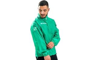 DANZA IN VETRINA RAIN JACKET BASICO K-WAY IMPERMEABILE GIVOVA SPORT CALCIO COMPLETINO CALCETTO FOOTBALL FITNESS CORSA