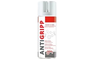 Magazzini GM ANTIGRIPP, Grasso Spray al Rame Antigrippante per Alte Temperature fino a 1100°C, Lubrificante Idrorepellente, Previene Usura e Corrosione, 400ml (1)