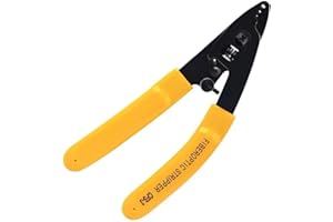 Corslet 3 Hole Wire Cutter and Stripping Tool, Plier Optical Fiber Wire Stripper and Cutter (Color May Vary)