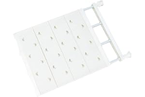 IZZDYNNO Expandable Closet Tension Shelf Rod Adjustable Storage Rack Heavy Duty DIY Organizer Divider for Wardrobe Cupboard Kitchen Bathroom