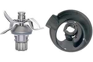FLAVOR PLUS, Cuchillas de Acero Inoxidable + Base del Vaso/Cuchillas, compatibles con THERMOMIX TM31. Calidad alimentaria