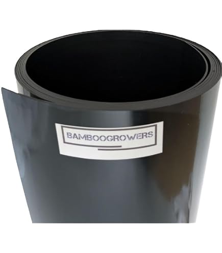 Bambusbrse Wurzelsperre - Rhizomsperre 100cm hoch 2mm Strke 25m Lnge -  individuell formbar, aus hochwertigem HDPE | Rhizomsperre Bambus |  Wurzelsperre Bambus : Amazon.de: Garten