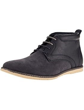oodji Ultra Herren Design Schuhe aus Wildlederimitat