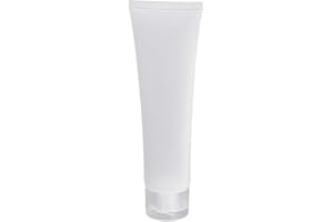 Kuizhiren1 Lot de 5 petits tubes de voyage vides anti-fuite et rechargeables en plastique pour cosmétiques et crèmes, Plastique, givré, 20ml