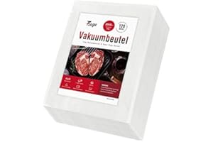 ‎FITGE Fitge Vakuumierbeutel 170µm 30x40cm 120 Beutel für alle Vakuumiergeräte Vakuumbeutel für Lebensmittel BPA-frei stark & reißfest Profi Vakuumierfolie Sous Vide Gefrierbeutel