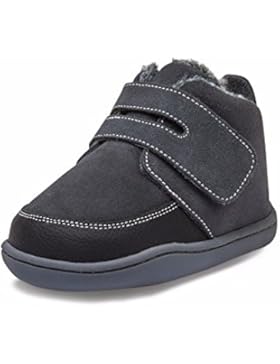 Little Blue Lamb Babyschuhe Lauflernschuhe Booties Stiefel Echt Leder gefüttert 3819 schwarz