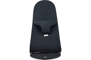 JYOKO Kids Cubre Funda Para Hamaca, Compatible Con BabyBjörn Balance, Balance Soft y Bliss, Uso Sobre La Funda Original (Black Series, ALGODÓN)