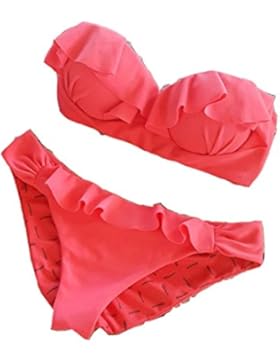 Lovekobe Personalità del reggiseno femminile delle donne Bikini Set Swimwear Push-up