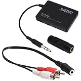 JUSTOP BTR006 Bluetooth Wireless Stereo Audio Receiver With 3.5MM Jack, Universal Adapter For Speakers, New Module with Bluet