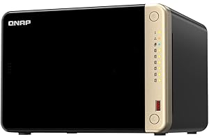 QNAP TS-664-8G-US 6 Bay High-Performance Desktop NAS with Intel Celeron Quad-core Processor, M.2 PCIe Slots and Dual 2.5GbE (2.5G/1G/100M) Network Connectivity (Diskless)