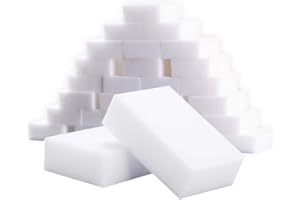 SZL 50 Magische Schwämme, Melaminreiniger, frei von Chemikalien. Professionell entfernter Schmutz kann in bestimmte Größen geschnitten Werden. Reinigungskissen Gummi extra groß 10X7X3 cm