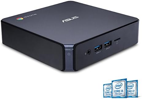 ASUS Desktop Computer CHROMEBOX 3-N019U Intel Core i3 7th Gen 7100U (2.40 GHz) 8 GB DDR4 32 GB M.2 SATA SSD Intel HD Graphics 620 Google Chrome OS