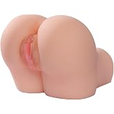TruvaShop 2 Function Realistic Double Entry Realistic Vagina Hip Masturbator