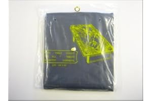 FUNKY CHALK 7ft BLACK Nylon Weighted Pool or Snooker Table Cover