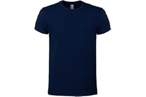 CHEMAGLIETTE! T Shirt Uomo - Maglietta Manica Corta Cotone, Tshirt Maglia Maniche Corte da Lavoro, T-Shirt Tinta Unita Stampabili Girocollo, Maglia Basic