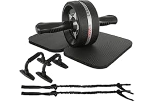 AILUKI Buikroller, buiktrainer, AB-roller, buikspiertrainer AB-wheel