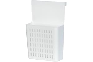Wenko Cesto sopra anta - Scaffale da cucina da appendere, Polipropilene, 24 x 35.5 x 12 cm, Bianco