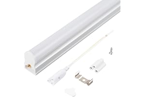Greenice | Luminaria LED T5 120Cm 15W 1496Lm 30.000H | Barra LED | Fluorescente LED | Ideal para Pasillo, Salon, Cocina y Dormitorio | Blanco Frío