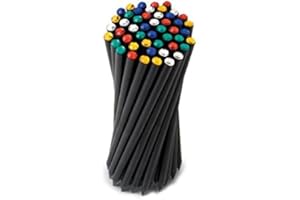 TEN Tubo pvc con matite cristallo colorato confezione 50 pezzi cod.EL4101 cm 18x0,73x0,73h diam.6,5 by Varotto & Co.