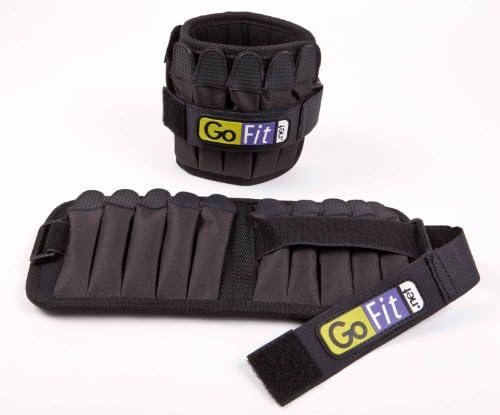 GoFitPadded Adjustable Ankle Weights Set
