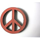 Wanddeko Peace-Zeichen aus Holz