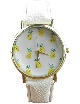 SSITG Damenuhr Ananas-muster Led