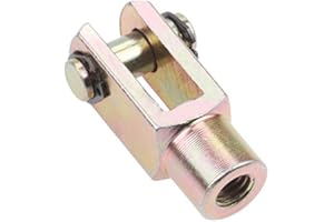 Tooloflife Female Thread Metal Y Joint Pneumatic Air Cylinder Piston Rod Clevis Ideal for Automatic Equipment - 20mm Cylinder (M8*1.25)