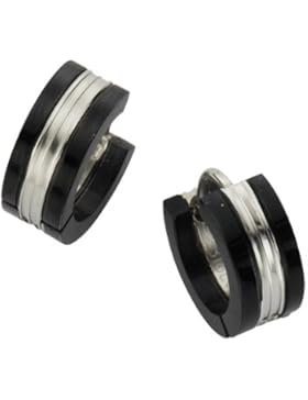 ZEEme Unisex-Creolen zweifarbig 344010014