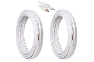 Cozzolinobrico kit tubi rame per climatizzatore coppia 15 mt da 1/4 15 mt da 3/8 totale 30 mt