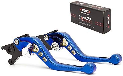 FXCNC Racing Motorcycle 3D Texture Plating Short Adjustable Brake Clutch Levers Fit for Kawasaki Z1000SX/NINJA 1000/Tourer Z1000/R 2017-2018,Z900RS 2018
