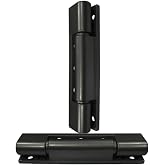 2 ADET 90mm &Ccedil;elik SİYAH Menteşe - Uzun &Ouml;m&uuml;rl&uuml; PVC-pimapen &Ccedil;elik Menteşe- 90mm,9cm