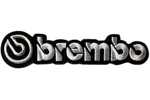 SIGITASTRADING Brembo T Sports Racing MOTORSPORT parche patch bordado con logotipo para planchar de hierro en apliques